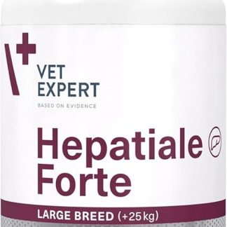 VetExpert Hepatiale Forte Supplementary Feed for Large Dog Breeds, 40 Tablets, Support of Liver Function, Over 25 kg Body Weight, VetExpert Hepatiale Forte