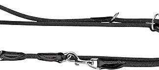 Hunter Freestyle Heavy Duty Weatherproof Adjustable Dog Lead, 1.0/200 cm, Black