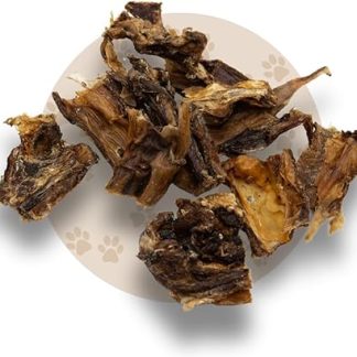 Warnicks Animal Food - 1 kg Beef Jerky Sections - Breef - Dried Meat - 1 x 1000 g - Beef Mouth for Adult Dogs - Medium - 1000 g