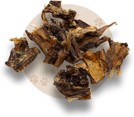 Warnicks Animal Food - 1 kg Beef Jerky Sections - Breef - Dried Meat - 1 x 1000 g - Beef Mouth for Adult Dogs - Medium - 1000 g