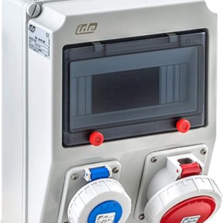 ide Cofret IP67 9 Model 178P, 1-3P+T 32A, 1-2P+TT 16A, 18.8 x 22.5 x 28.7 cm, Grey (Reference Number: V8PB2/67)