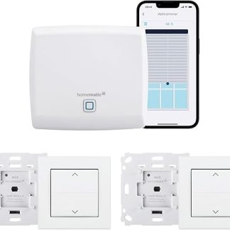 Homematic IP Smart Home 158143A0 Starter Set Shading – Intelligent Control of Roller Shutters and Awnings, also via Free App