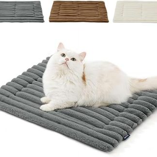 Self Warming Cat Bed Self Heating Pad for Cat Houses Super Soft Cat Dog Bed Thick Fabric Double Sided Washable Reflects Body Heat Warm Thermal Pet Pad