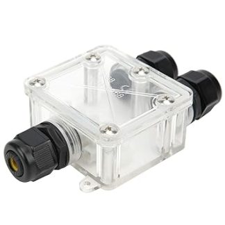 3-way junction box, 24 A 450 V distribution cable connection, high-performance junction box for outdoor use for industry