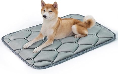 Geegoos cuccia per cani, tappetini morbidi lavabili per cuccia, tappetino per cuccia per cani adatto per gabbie da 30 pollici, tappetini per cuccia per cani di taglia media