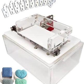 JOSBY Soap Chamfer Edge Trimming Tool Handmade DIY Soap Cutter Can Create About 20 Shapes with 12 Modelling Knives, Adjustable Hole Spacing, Precise Cut