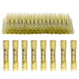 CEEYSEE 50 Pcs (RTY) Heat Shrink Tubing Connector Insulated Waterproof Marine Automotive Wire