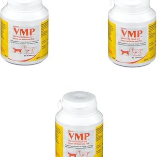 Zoetis VMP Tablets | Pack of 3 | 3 x 50 Tablets | For Dogs and Cats | Supplementary Feed with Proteins and Minerals | For Lactating and Carrying Mothers