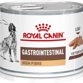 ROYAL CANIN Veterinary Gastrointestinal High Fibre Mousse | 12 x 200 g | Complete Diet Food for Adult Dogs | To Support Healthy Digestion | With Food Fibres