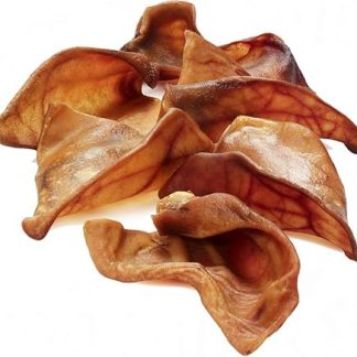 Dried Pig Ears Dog Snack Pack of 50