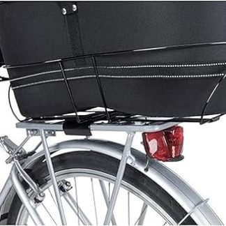TRIXIE 13110 Long Bicycle Basket for Wide Pannier Rack