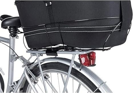 TRIXIE 13110 Long Bicycle Basket for Wide Pannier Rack