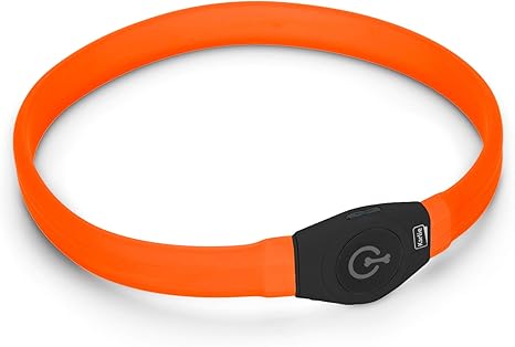 Karlie Visio Light LED Collar for Long Haired Dogs
