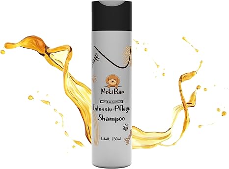 Moki Bär Dog Shampoo with Valuable Argan Oil from Morocco I For Smooth Fur and Easy Combability I Made in Germany