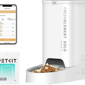 PETKIT Automatic Cat Feeder, 3 L, 1–10 Meals/Day for 1–15 Days, 304 Stainless Steel Bowl, Fresh Lock Technology