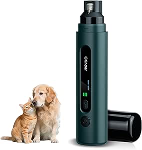 Tolesum Claw Grinder for Dogs, 5-Speed with LED Lights, Quiet, Rechargeable, Powerful Electric Claw Cutter for Pets, Small, Medium Dogs and Cats