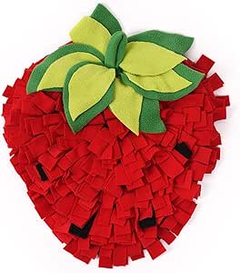 PLUSHCEWT Sniffing Mat for Dogs, Food Snuffle Mat, Pet Snuffle Mat, Interactive Feeding Toy for Dogs, Slow Feeding Puppy Training Mat for Small, Medium Dogs