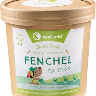 AniCanis Fennel Seeds for Dogs - Dried Fennel Vegetables - Gastrointestinal Respiratory Tract Bloating Bad Breath Feed Additive - 100 g