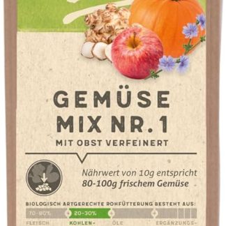 GRAU The Original – Dry Vegetable Mix with Fruit for BARF for Dogs – Mix No. 1 – Pack of 1 (1 x 150 g), Supplementary Feed for Dogs