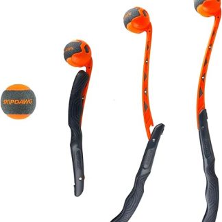 SKIPDAWG Ball Launcher Ball for Dogs Launcher Throwing Device Dog Toy with Tennis Ball