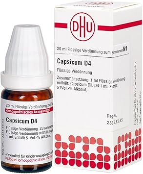 Capsicum D 4 Dilution 20 ml