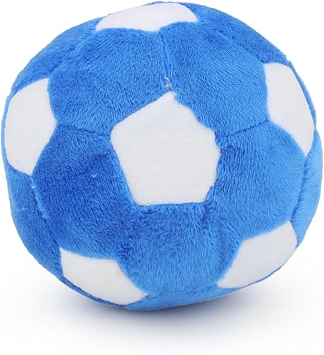 TONYFY Dog Toy - Plush Toy Squeaky Toy for Puppies and Small Dogs, Interactive Training and Teething - Pet Ball Football