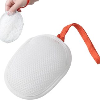 Soap Net Bag for Soap Bar Soap Net - Reusable Holder Scrubber for Shower Gym Travel Hiking Camping Backpacking
