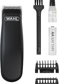 WAHL Pocket Pro Trimmer Grooming Kit for Pets Trimming and Cleaning Small Areas Cordless Trimmer Battery Operated
