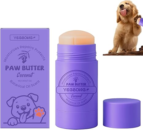 Paw Balm Stick for Dogs and Cats, Natural Balm for Paw Care 30 g, Natural Against Dry Cracked Paws, The Ideal Choice for Protecting Your Dog's Paws in Summer and Winter