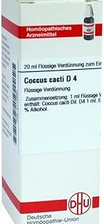 DHU Coccus Cacti D4 Dilution, 20 ml Solution
