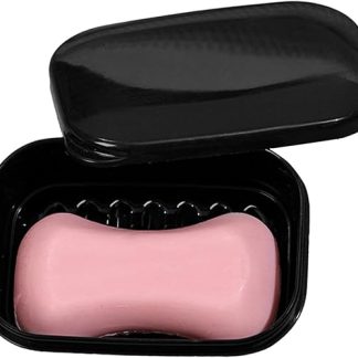Travel Soap Container, Soap Holder with Drip Layer, Leakproof Soap Box for Shower, Hiking, Camping and Outdoor Travel