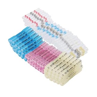 Oxoxo 200pcs Wire Connectors & Solder Seal Heat Shrink Butt Connectors, Waterproof Automotive Marine Terminal Kit