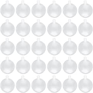 EUPSIIU 30 Pieces Squeaker, Toy Squeaker, 30 mm Toy Noise Maker, Pet Toy Noise Maker Replacement, Squeakers for Dog Cat Baby Toy Repair (Clear)