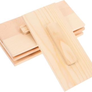 Pack of 4 Rectangular Shape Covers for Soap Making, Mould Lid, Wooden Soap Making Box, Soap Mould Accessories for DIY Soap Making, Craft Projects, Accessories