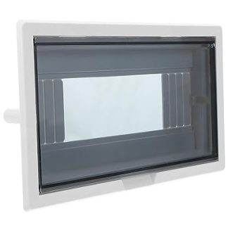 JECOMPRIS Protective Box Breaker Box Panel Made of Durable Plastic Weatherproof Distribution Protection Panel Easy Assembly for Indoor Outdoor Robust Protective Cover for Junction Box Surface-Mounted