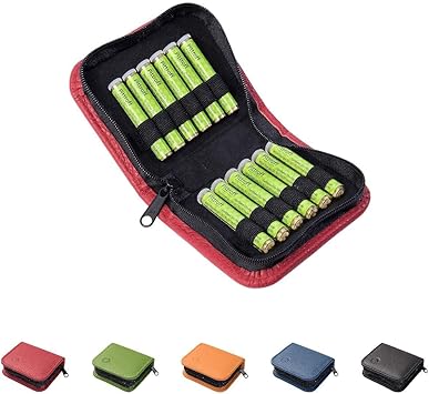 Homeopathic Pharmacy Globuli Bag for Book Homeopathy (GU Large Compass Health) by Sven Summer Filled with Globuli Tubes (glass) Handmade from Genuine Leather () 12