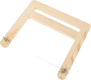 Anneome Soap Cutter Wood Multi-Purpose Soap Cutting Tool Reusable Portable Household Soap Cutter for Homemade Soap Making and Craft Accessories