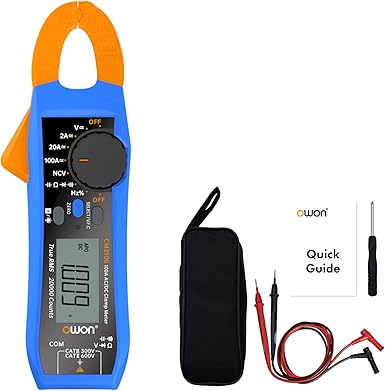 OWON CM2100 Digital Current Clamp Meter Smart Electrical Tester 600V AC/DC True RMS VFC Diode Multimeter