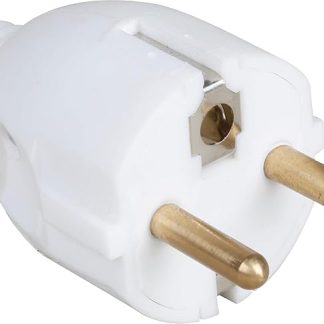 Plug - 2P+T Schuko - 16A - White