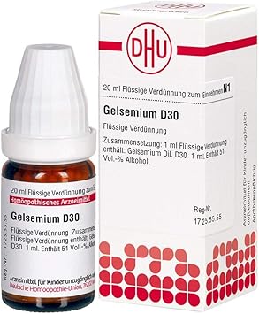 DHU Gelsemium D30 Dilution, 20 ml Solution