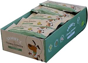 Sammy's Fitness Cuts with Apples and Blueberries, Protein Rich, Gentle Made & Air Dried, Grain-Free, Dog Treats, Training Snack, Fresh Meat, 20 x 25 g