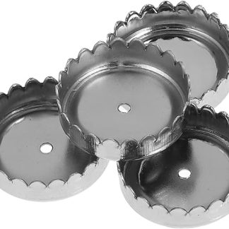 Magnetic Soap Holder Caps Stainless Steel 430 with Drain Function for Shower Bathroom Hygienic Soap Dish No Drilling - Pack of 4