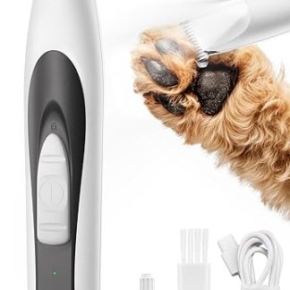 oneisall Paw Trimmer for Dogs with LED Light, Quiet Dog Paws Trimmer, Paw Trim Pro dr Paws, Rechargeable Clipper, Dog Clippers for Paws, Eyes, Ears, Face