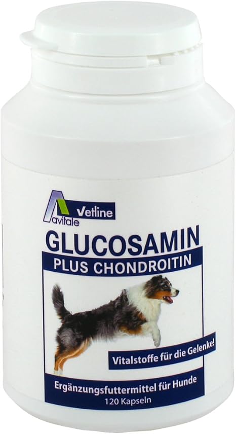 Avitale Glucosamine plus chondroitin capsules for dogs, pack of 1 (1 x 102 g)