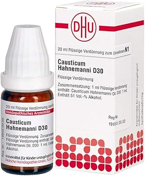 DHU Causticum Hahnemanni D30 Dilution, 20 ml Solution