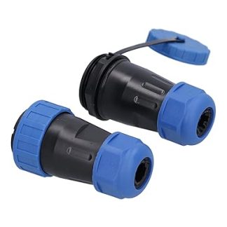 Aviation Plug Socket, Solderless Male Female Pair Connector IP68 Electrical 250V for LED Lighting Equipment for Light Power for Cable (4-Wire)