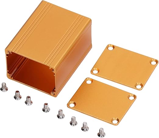 Power Junction Enclosure Lightweight Corrosion Resistant Aluminum Alloy Signal Shielding Project Box for Industrial Equipment