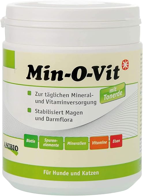 Anibio Min-O-VIT 450 g Supplementary Food for Dogs and Cats, Pack of 1