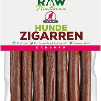 RAW Nature PUR Dog Cigar Kangaroo Pack of 7 - 100% Natural Dog Snack - Monoprotein - Hypoallergenic & Grain-Free - Air-Dried Kangaroo Meat - Jerky - High-Quality Muscle Meat