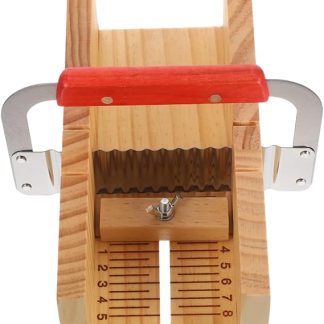 Wooden Soap Stand with Bevel Plane for Wooden Soaps Soap Cutter Stainless Steel Cutting Tool for Soap Making Moulds for Soap Making Utensils